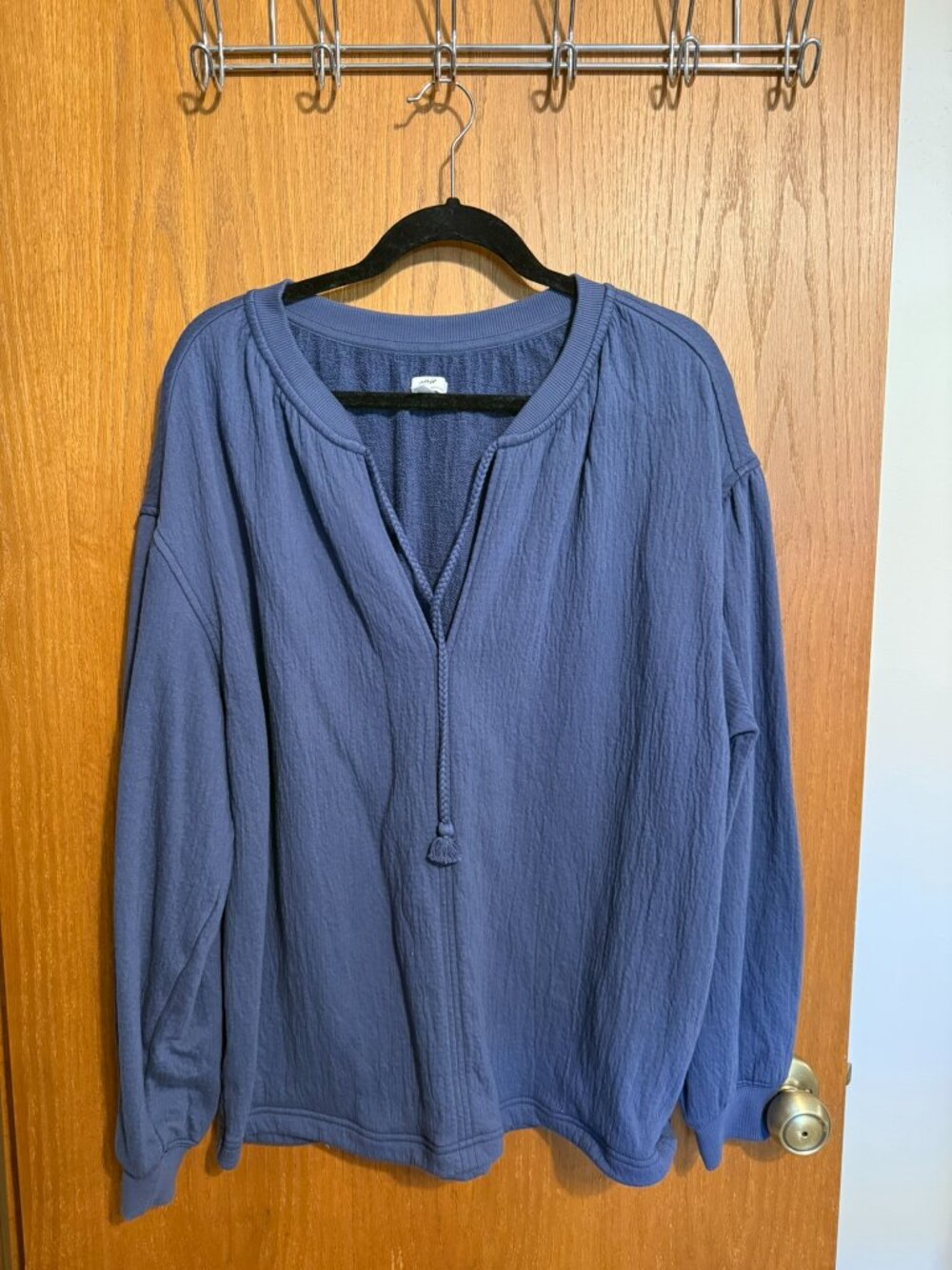 Aerie tie front sweatshirt